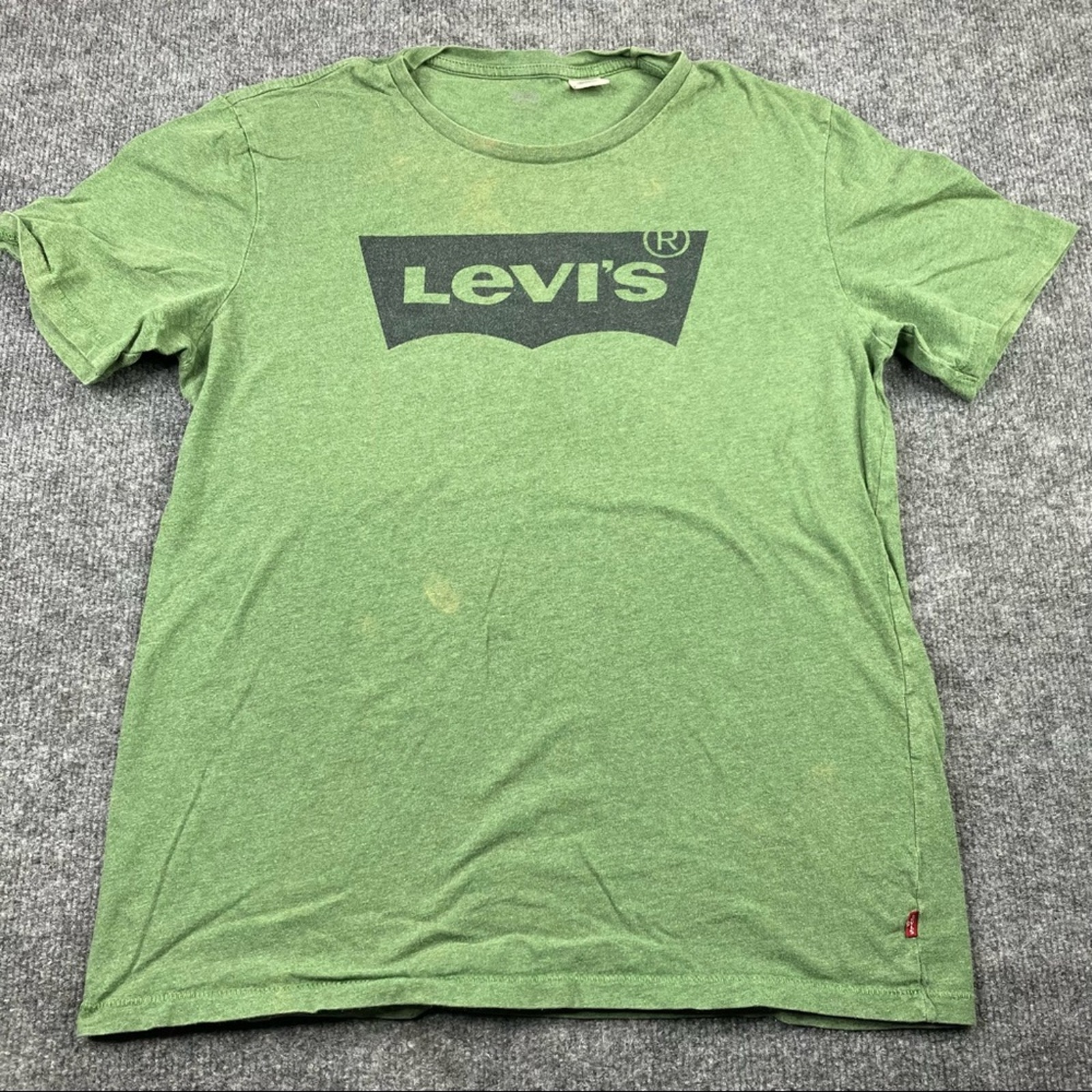 Levis Strauss Brand Green TShirt Small